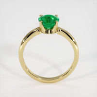 1.13 Ct. Emerald Ring, 18K Yellow Gold 3