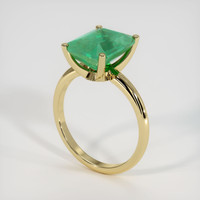 2.78 Ct. Emerald Ring, 18K Yellow Gold 2