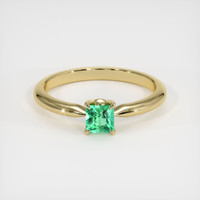 Emerald Ring 0.69 Ct. 18K Yellow Gold Preview