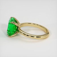 3.22 Ct. Emerald Ring, 18K Yellow Gold 4