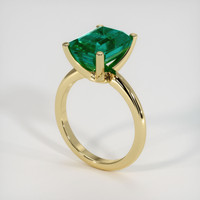 4.74 Ct. Emerald Ring, 18K Yellow Gold 2