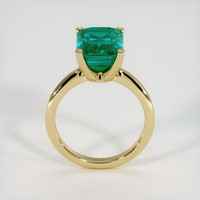 4.74 Ct. Emerald Ring, 18K Yellow Gold 3