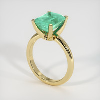 3.05 Ct. Emerald Ring, 18K Yellow Gold 2