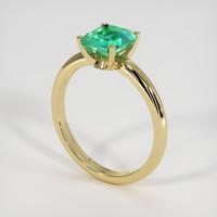 1.79 Ct. Emerald Ring, 18K Yellow Gold 2