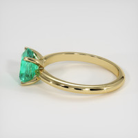 1.79 Ct. Emerald Ring, 18K Yellow Gold 4