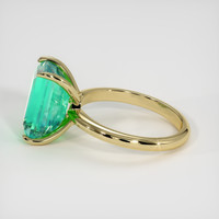 3.72 Ct. Emerald Ring, 18K Yellow Gold 4