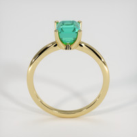 1.15 Ct. Emerald Ring, 18K Yellow Gold 3