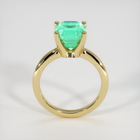 2.58 Ct. Emerald Ring, 18K Yellow Gold 3