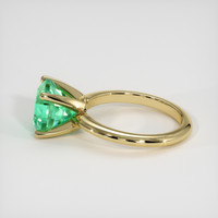 2.58 Ct. Emerald Ring, 18K Yellow Gold 4