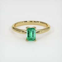 Emerald Ring 0.60 Ct., 18K Yellow Gold Preview