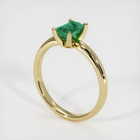 Emerald Ring 0.60 Ct., 18K Yellow Gold Preview