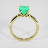 1.96 Ct. Emerald Ring, 18K Yellow Gold 3