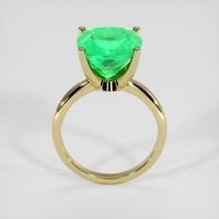 5.70 Ct. Emerald Ring, 18K Yellow Gold 3