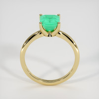 1.45 Ct. Emerald Ring, 18K Yellow Gold 3