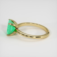 1.45 Ct. Emerald Ring, 18K Yellow Gold 4