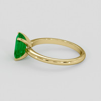 1.72 Ct. Emerald Ring, 18K Yellow Gold 4