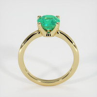 1.35 Ct. Emerald Ring, 18K Yellow Gold 3