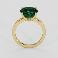 4.00 Ct. Emerald Ring, 18K Yellow Gold 3