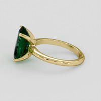 4.00 Ct. Emerald Ring, 18K Yellow Gold 4
