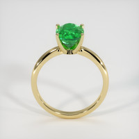 2.23 Ct. Emerald Ring, 18K Yellow Gold 3