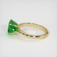 2.23 Ct. Emerald Ring, 18K Yellow Gold 4