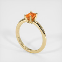 0.93 Ct. Gemstone Ring, 18K Yellow Gold 2