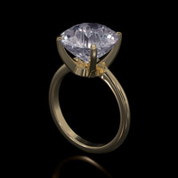 5.38 Ct. Gemstone Ring, 18K Yellow Gold 2