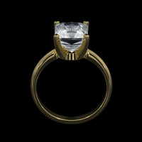 3.18 Ct. Gemstone Ring, 18K Yellow Gold 3