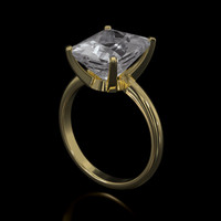 4.74 Ct. Gemstone Ring, 18K Yellow Gold 2