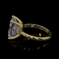 4.74 Ct. Gemstone Ring, 18K Yellow Gold 4