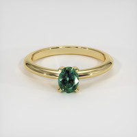 0.65 Ct. Gemstone Ring, 18K Yellow Gold 1