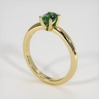 0.65 Ct. Gemstone Ring, 18K Yellow Gold 2