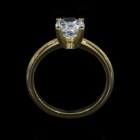 1.18 Ct. Gemstone Ring, 18K Yellow Gold 3