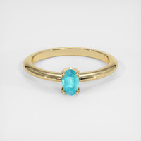 0.31 Ct. Gemstone Ring, 18K Yellow Gold 1