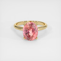 4.50 Ct. Sapphire Ring, 18K Yellow Gold 1