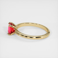 1.02 Ct. Ruby Ring, 18K Yellow Gold 4