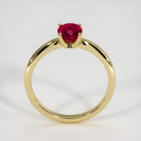 1.07 Ct. Ruby Ring, 18K Yellow Gold 3