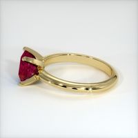 2.76 Ct. Ruby Ring, 18K Yellow Gold 4