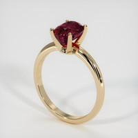 2.02 Ct. Ruby Ring, 18K Yellow Gold 2