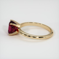 2.02 Ct. Ruby Ring, 18K Yellow Gold 4