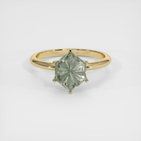 3.56 Ct. Sapphire Ring, 18K Yellow Gold 1