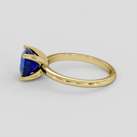 1.56 Ct. Blue Sapphire Ring, 18K Yellow Gold 4