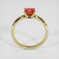 1.16 Ct. Padparadscha Sapphire Ring, 18K Yellow Gold 3