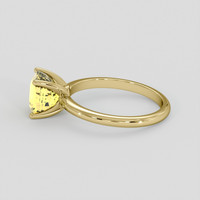 3.17 Ct. Yellow Sapphire Ring, 18K Yellow Gold 4