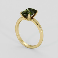 3.18 Ct. Bi Color Sapphire Ring, 18K Yellow Gold 2