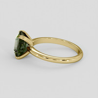 3.18 Ct. Bi Color Sapphire Ring, 18K Yellow Gold 4