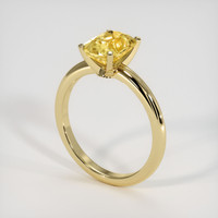 2.13 Ct. Yellow Sapphire Ring, 18K Yellow Gold 2