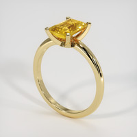 1.44 Ct. Sapphire Ring, 18K Yellow Gold 2
