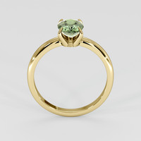 1.15 Ct. Green Sapphire Ring, 18K Yellow Gold 3