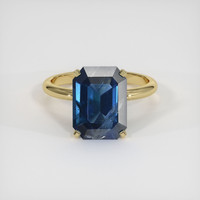4.27 Ct. Sapphire Ring, 18K Yellow Gold 1